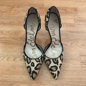 Sam Edelman Delilah Pump- Nude & Leopard